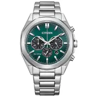 在飛比找momo購物網優惠-【CITIZEN 星辰】Chronograph 八角鬥士光動