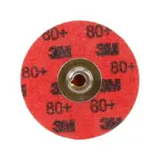Cubitron II Roloc Durable Edge Disc 984F, 80+, YF-weight, TSM, Maroon, 2"