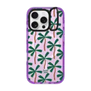 iPhone 16 Pro Impact Ring Stand Case MagSafe Compatible Palm Trees