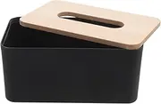 Didiseaon Tissue Box Cover Stylish Rectangular Tissue Holder for Office and Living Room and Reusable Fits Standard Easy to Clean Desktop Organizer