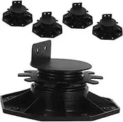 COOPHYA Furniture Lifter Set 5pcs Adjustable Deck Support Base for Underfloor Cabinets