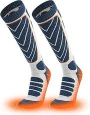 [mercenary] Snowboarding Socks - Winter Warm Snow Socks Thermal Socks,Breathable Knee High Snow Socks, Comfortable Thermal Winter Performance Socks for Cold Weather Skiing Snowboarding