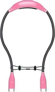 Oimzzr Adjustable Neck Light for Reading, Activities, and Night Running, 1000mAh Battery, ible Tube, White/Warm White/Mixed Light Options, Portable Illumination Solution, Ideal for Bookworms