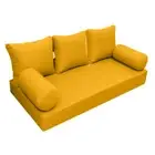 |SLIPCOVER ONLY|S3 Daybed Mattress Bolster Backrest Cover Knife Edge Queen AD108