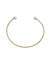 Argento Vivo Silver Pearl Cuff Bracelet