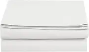 Elegant Comfort Wrinkle-Free 1500 Thread Count Egyptian Quality 1-Piece Fitted Sheet, Twin/Twin XL Size, White