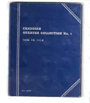 Whitman Coin Folder 9067 Canadian Quarter Collection No. 1 1858-1910