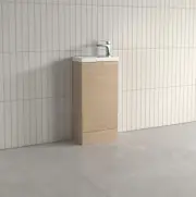 400mm Floor standing Slim Vanity Unit & Basin