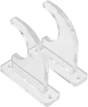 Kisangel 2pcs Wall Guitar Holder Display Rack for Skateboards Swords and Baseball Bats Stylish Storage for Home Decor and Collectors