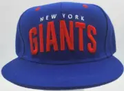 NFL New York Giants Budweiser Logo Snapback Baseball Hat Cap Blue Adjustable NEW