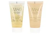 Shiseido Beauty Blossoms Waso Clear Mega Hydrating-cream & Quick Gentle Cleanser Woman Face Kit 30ml