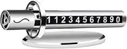 yanzisura Temporary Parking Number Plate - Temporary Parking Sign for Car Aromatherapy - Dashboard Parking Card, Movable Auto Phone Number Plate for Car Dashboards