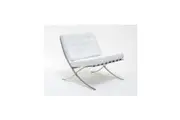 White Barcelona Chair - Classic Version - Replica