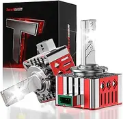 Torchbeam HID Bulbs, 6300K 45W Xenon Bulbs, 22000 Lumens 66340 42403 42302 for HID Assembly, Plug and Play HID Bulb, Pack of 2