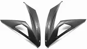 Motorcycle Accessories Hydro Dipped Carbon Fiber Finish Side Turn Signal Mid Trim Fairing Compatible with Kawasaki Compatible with Ninja 300 2013-2017