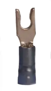 16-14ga 3-pc Nylon w/Sleeve Insulated #8 Snap Spade Terminal (1,000/Bulk Pkg.)