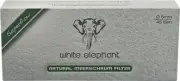 NEW !! 45 × 6MM NATURAL MEERSCHAUM SLIM PIPE & CIGARETTE FILTER / WHITE ELEPHANT