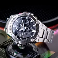 在飛比找PChome24h購物優惠-G-SHOCK 智慧藍牙連線太陽能錶 (GST-B100D-