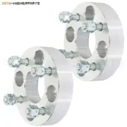 For Toyota Echo Acura Integra 2x silver wheel spacers 4x100 12x1.5 studs 1.25"