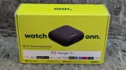 New Sealed 2024 ONN 4K Pro WIFI Google TV Streaming Device w/Dolby Atmos/Vision