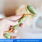 Natural Jade Stone Face Massager Roller Spa Head Neck Body Facial Beauty Tool US