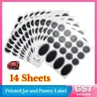 308PCS High Quality Durable Spice Herb Storage Jar Labels Pantry Stickers Decals