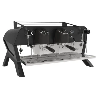 SAN REMO F18 2 GROUP BRAND NEW BLACK ESPRESSO COFFEE MACHINE COMMERCIAL CAFE BAR