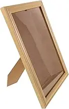 LUOZZY Certificate Frame Desk Frame Rustic Wooden Picture Frames Photo Desk Business License Frame for Home Office Supplies - A4