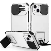 Stereoscopic Holder Sliding Camshield Phone Case, For iPhone 15 Plus, For iPhone 15