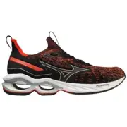 Mizuno | Mens Wave Creation 23 Waveknit (Black/Grenadine)