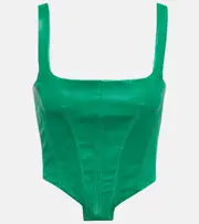[Stouls] Stouls Bella leather corset top AU 12 green