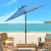 SAFAVIEH Outdoor Collection Athens Inside Out Striped 9-Foot Umbrella | Baby