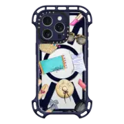 iPhone 16 Pro Ultra Bounce Case MagSafe Compatible Summer Style (Fashion Illustration Transparent Case)