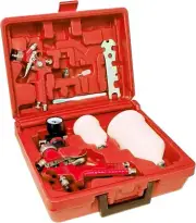 HVLP Air Gravity Spray Gun Set, Aflybltol 2 Pcs Sprayer Paint Gun Kit,1.4mm 600m