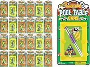 JA-RU 12 Inch Mini Pool Table Set (Mini Billiards) w/ 2 Cue Stick & Pool Balls. Portable Travel Size Mini Arcade Game. Office Desk Toys & Tabletop Games. Party Favors. 209