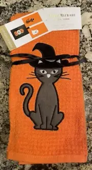 3 Appliquéd Halloween Kitchen Towels Brand New ISAAC MIZRAHI - CUTE!