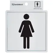 Sandleford Female Symbol Self-adhesive Sign
