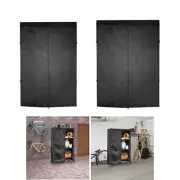 Storage Shelf Cover Dustproof Black Protector for Garage Cloakroom Basement