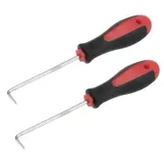 90 Degree Pick Hook 6.1" Puller Remover Removal Tool for Oil Seal/O-rings 2Pcs