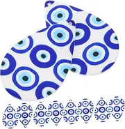 [KALLORY] 10pcs Evil Eye Pendant Acrylic Charms Diy Necklace Accessories for Jewelry Making