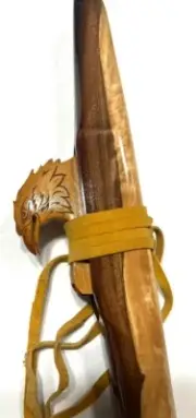 Native American Style Flute Exotic Oak Wood Tuned G -Case Included