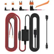Dash Cam Hardwire Kit 12-24V to 5V / 3A Micro USB & Mini USB Hard Wire Kit Fu...