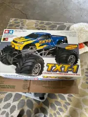 VINTAGE TAMIYA TXT-1 NO.58280 1/10 SCALE RC 4X4 MONSTER TRUCK UPDATE READ POST