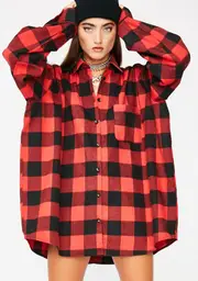 Flexin Hard Flannel Top