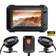 Motorcycle Dash Cam DVR Recorder G-Sensor GPS Front Rear Camera WiFi Waterproof