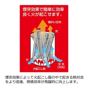 鹿牌 CAPTAIN STAG 日本直送 起火爐 升炭器 生火爐 烤肉架 露營用 野炊 焚火台 焚火架 UG-3292