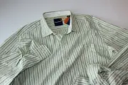 Tommy Bahama Shirt Trinidad Dobby Palm Frond Beige T314549 LS New Large L