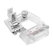 FIKLOTA Low Shank Adjustable Tap Bias Binder Presser Foot for Singer, Brother, Janome, Juki, Babylock, Elna, Kenmore, White, Necchi, Simplicity, Euro-Pro, and More Sewing Machines