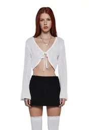 [dELiA*s by Dolls Kill] Logical Ideas Cropped Cardigan