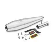 "RED ROOSTER PEGASUS RS EXHAUST, POLISH" FIT FOR HONDA CB 350 RS